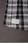 Блуза в клітину  -уцінка, колір сірий, 230R2502-U-1 - фото № 5