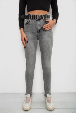Джинсы женские Skinny, цвет серый, 244R00624