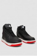 Кроссовки мужские зимние на меху, цвет черно-красный, 248RH1070 - фото № 2