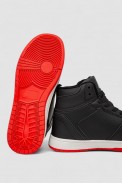 Кроссовки мужские зимние на меху, цвет черно-красный, 248RH1070 - фото № 4