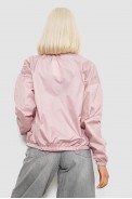 Ветровка женская однотонная без подкладки, цвет пудровый, 257R362 - фото № 3