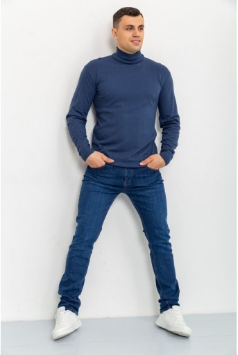 Купить Свитер мужской однотонный, цвет джинс, 161R1770 - Фото №2