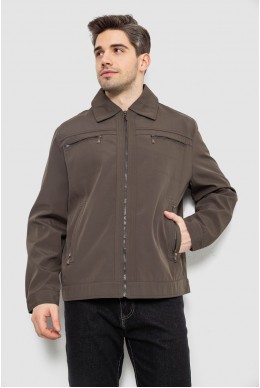 Куртка мужская демисезонная однотонная, цвет хаки, 244R033B