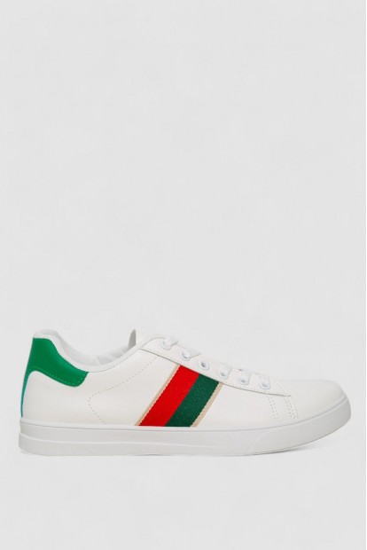 Кеди чоловічі  -уцінка, колір біло-зелений, 248R144-U-11