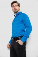 Рубашка мужская однотонная, цвет голубой, 186R6917 - фото № 2