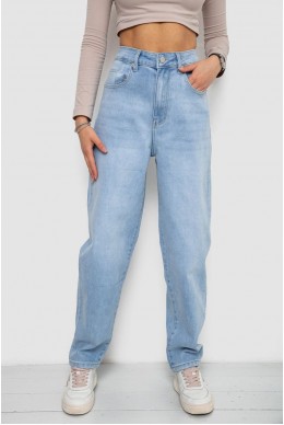 Джинсы женские MOM  -уценка, цвет голубой, 255RM578-U-5