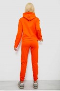 Спортивный костюм женский двухнитка  -уценка, цвет оранжевый, 214R1419-007-U-22 - фото № 3