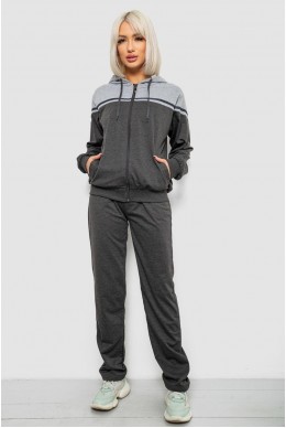 Спортивний костюм жіночий двонитка, колір сірий, 244R9126