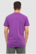 Футболка чоловіча з принтом, колір фіолетовий, 244R4797 - фото № 3