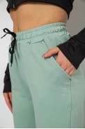 Спортивні штани жіночі, колір світло-оливковий, 238R325 - фото № 4