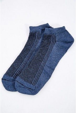 Короткі чоловічі шкарпетки кольору джинс 131R1157