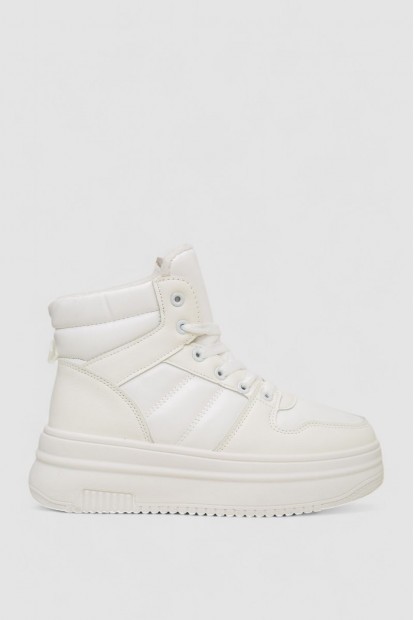 Кросівки жіночі зимові на хутрі  -уцінка, колір білий, 248RAM022-U-4