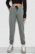 Спортивные штаны женские, цвет оливковый, 238R325 - фото № 0
