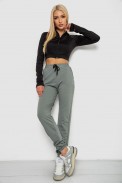 Спортивные штаны женские, цвет оливковый, 238R325 - фото № 1