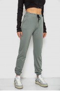 Спортивные штаны женские, цвет оливковый, 238R325 - фото № 2