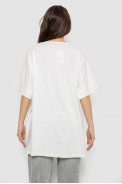 Футболка женская с принтом, цвет молочный, 244R4002-2 - фото № 3