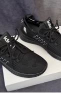 Кросівки чоловічі текстиль, колір чорно-білий, 243RF58-1 оптом - фото № 1