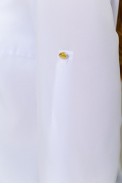 Блуза однотонна  -уцінка, колір білий, 230R150-U - фото № 4