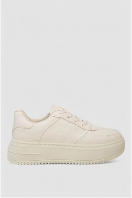 Кеди жіночі  -уцінка, колір бежевий, 248RK10-U