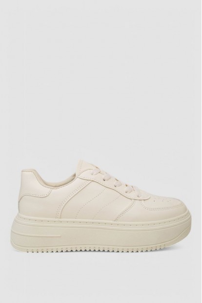 Кеди жіночі  -уцінка, колір бежевий, 248RK10-U