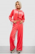 Спортивный костюм женский велюровый, цвет розовый, 257R4125 - фото № 0