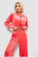 Спортивный костюм женский велюровый, цвет розовый, 257R4125 - фото № 1