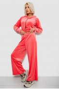 Спортивный костюм женский велюровый, цвет розовый, 257R4125 - фото № 2