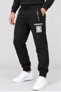 Спортивные штаны мужские на флисе  -уценка, цвет черный, 129R6130-5-U - фото № 2