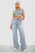 Джинсы женские Trubo, цвет голубой, 244R00600-1 - фото № 1
