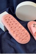 Шлепанцы женские с аппликацией, цвет светло-розовый, 243R5028-3 - фото № 3