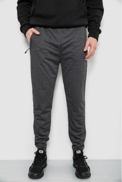 Спортивные штаны мужские, цвет серый, 244R435