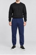 Спортивные штаны мужские на флисе, цвет синий, 257R663 - фото № 1