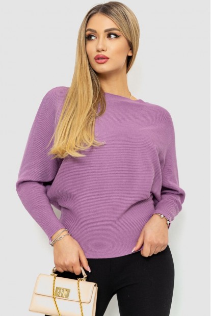 Кофта жіноча однотонна  -уцінка, колір бузковий, 244R2034-U-18