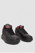 Кросівки чоловічі зимові на хутрі, колір чорно-червоний, 248RH203 - фото № 2