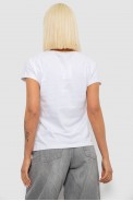 Футболка женская с принтом, цвет белый, 244R2232 - фото № 3