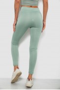 Лосины женские однотонные  -уценка, цвет оливковый, 214R155-U-20 - фото № 3