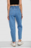 Джинси жіночі Mom-fit, колір блакитний, 244R1573 - фото № 3