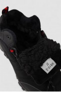 Кроссовки женские зимние на меху, цвет черно-красный, 248RH910 - фото № 5