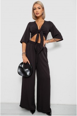 Костюм женский, цвет черный, 258R270
