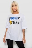 Футболка женская с принтом, цвет белый, 244R2803 - фото № 0