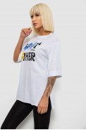 Футболка женская с принтом, цвет белый, 244R2803 - фото № 2