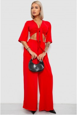 Костюм женский, цвет красный, 258R270
