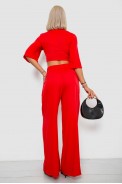 Костюм женский, цвет красный, 258R270 - фото № 3