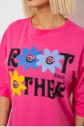 Футболка женская с принтом, цвет розовый, 244R2803 - фото № 4