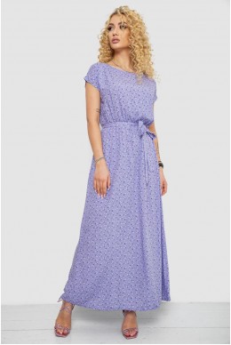 Сукня з принтом, колір бузковий, 214R0228-9