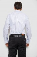 Рубашка мужская однотонная, цвет белый, 186R2013 - фото № 3