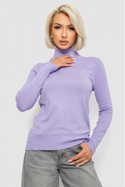 Гольф жіночий однотонний, колір бузковий, 204R921