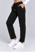 Штани жіночі на флісі, колір чорний, 243RSY-2036 - фото № 2