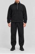 Спортивный костюм мужской на флисе, цвет черный, 257R664 - фото № 0