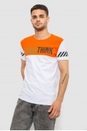 Футболка мужская с принтом, цвет белый, 244R1112 - фото № 2